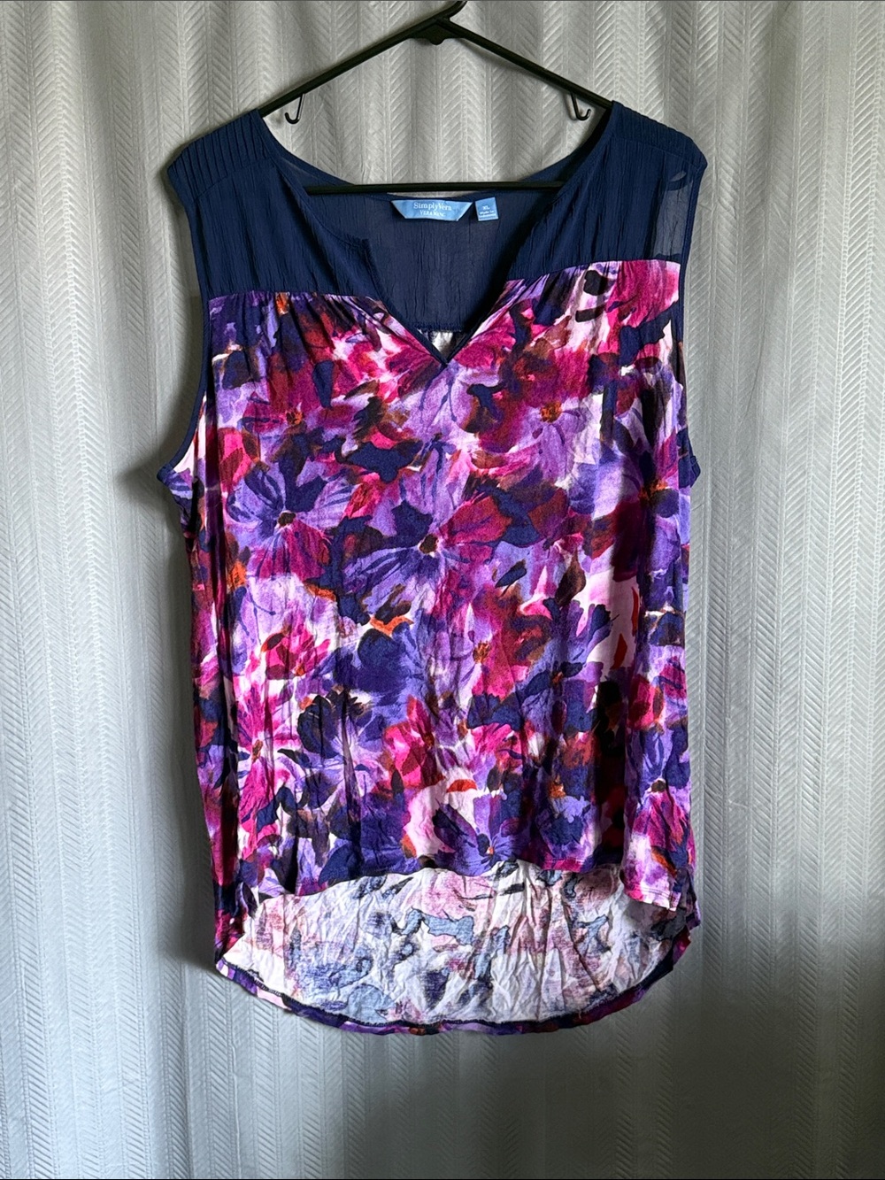 Simply Vera Vera Wang Floral Tank Top
